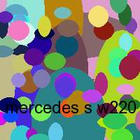 mercedes s w220